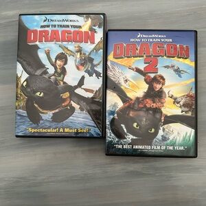 DreamWorks How to Train Your Dragon 1 & 2 DVD set